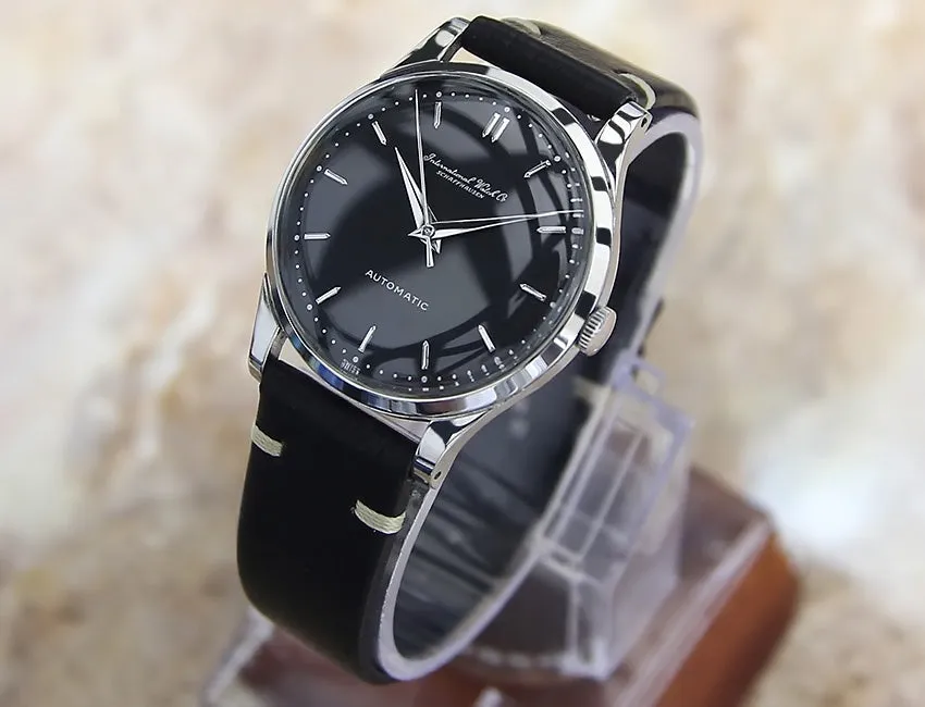 1960 IWC International Watch Co Men's Watch - Black Dial