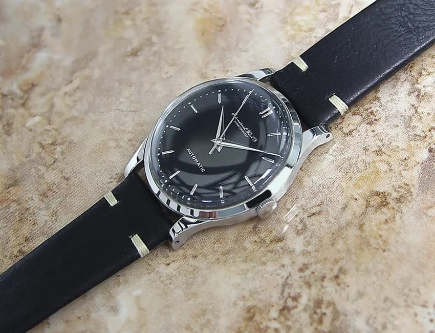 1960 IWC International Watch Co Men's Watch - Black Dial