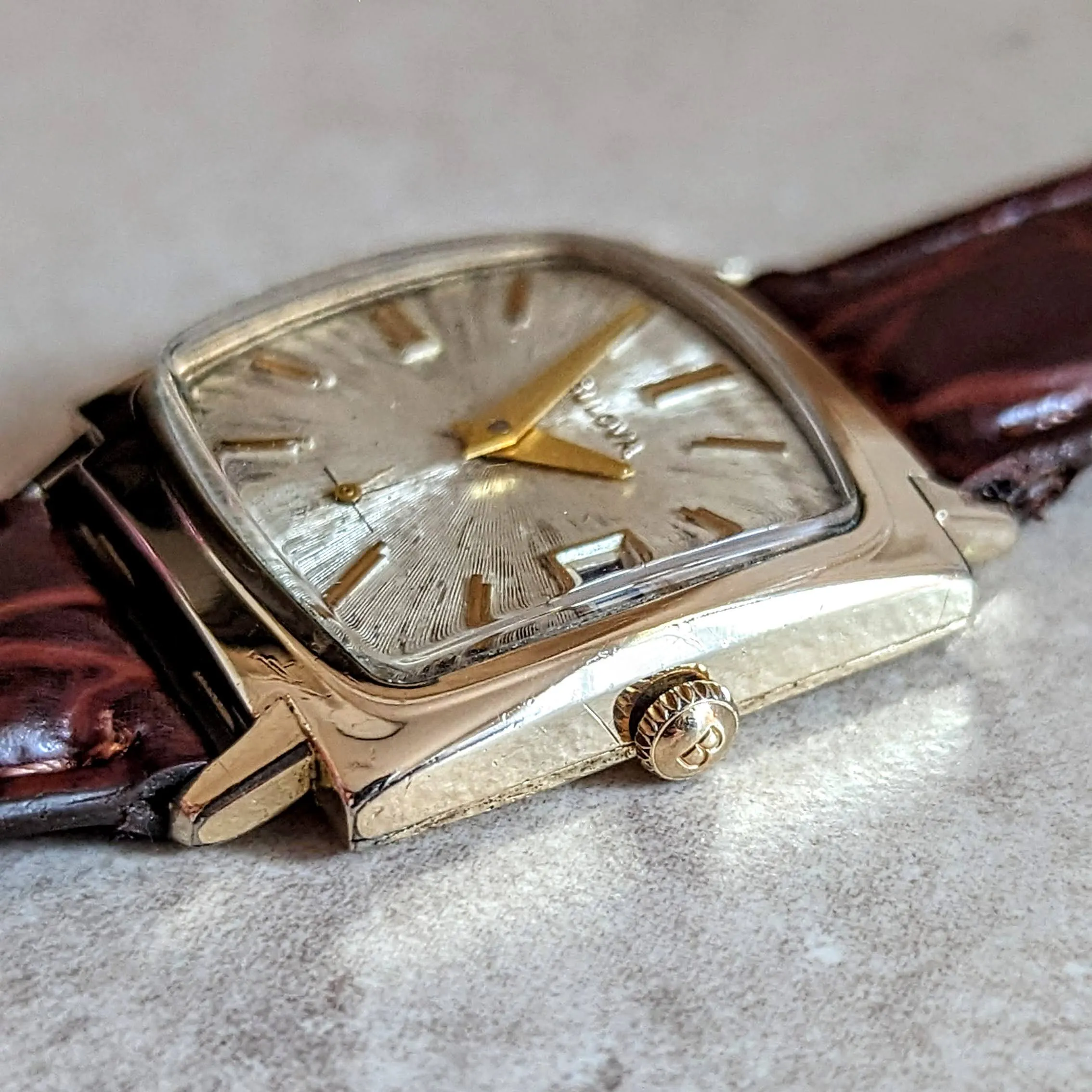 1967 BULOVA Date King “GG” Wristwatch 17 Jewels Cal. 11ALD Swiss Made Watch