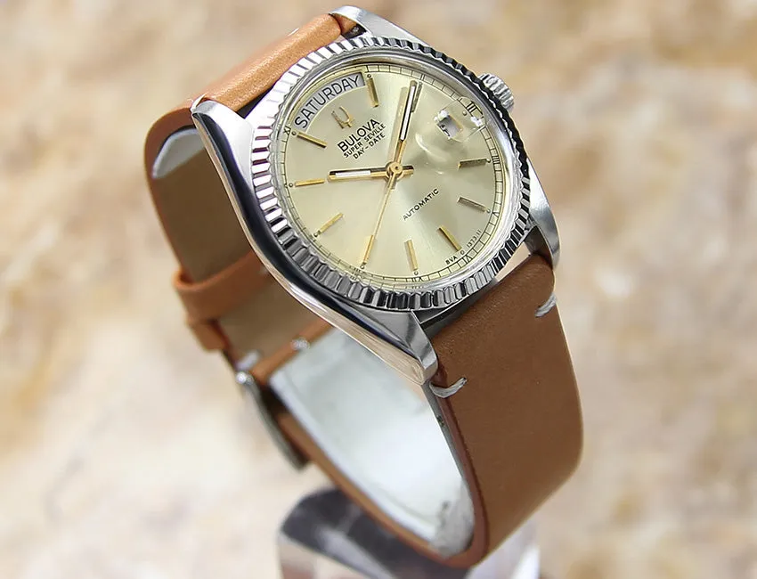 1980 Bulova Super Seville Men's Watch - Golden DIal