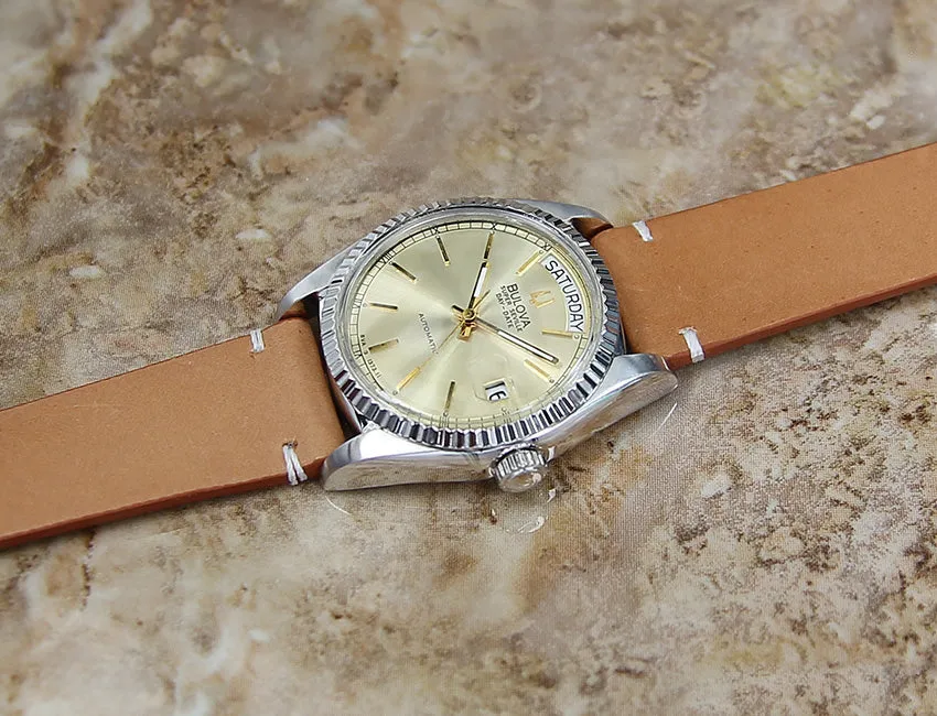 1980 Bulova Super Seville Men's Watch - Golden DIal