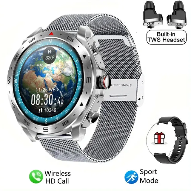 2025 Smartwatch TWS Earphone Combo – The Wrist Rocket of Bluetooth Glory for Rebels, Geeks, and Lords of Laziness