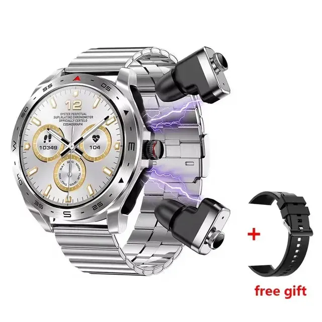 2025 Smartwatch TWS Earphone Combo – The Wrist Rocket of Bluetooth Glory for Rebels, Geeks, and Lords of Laziness