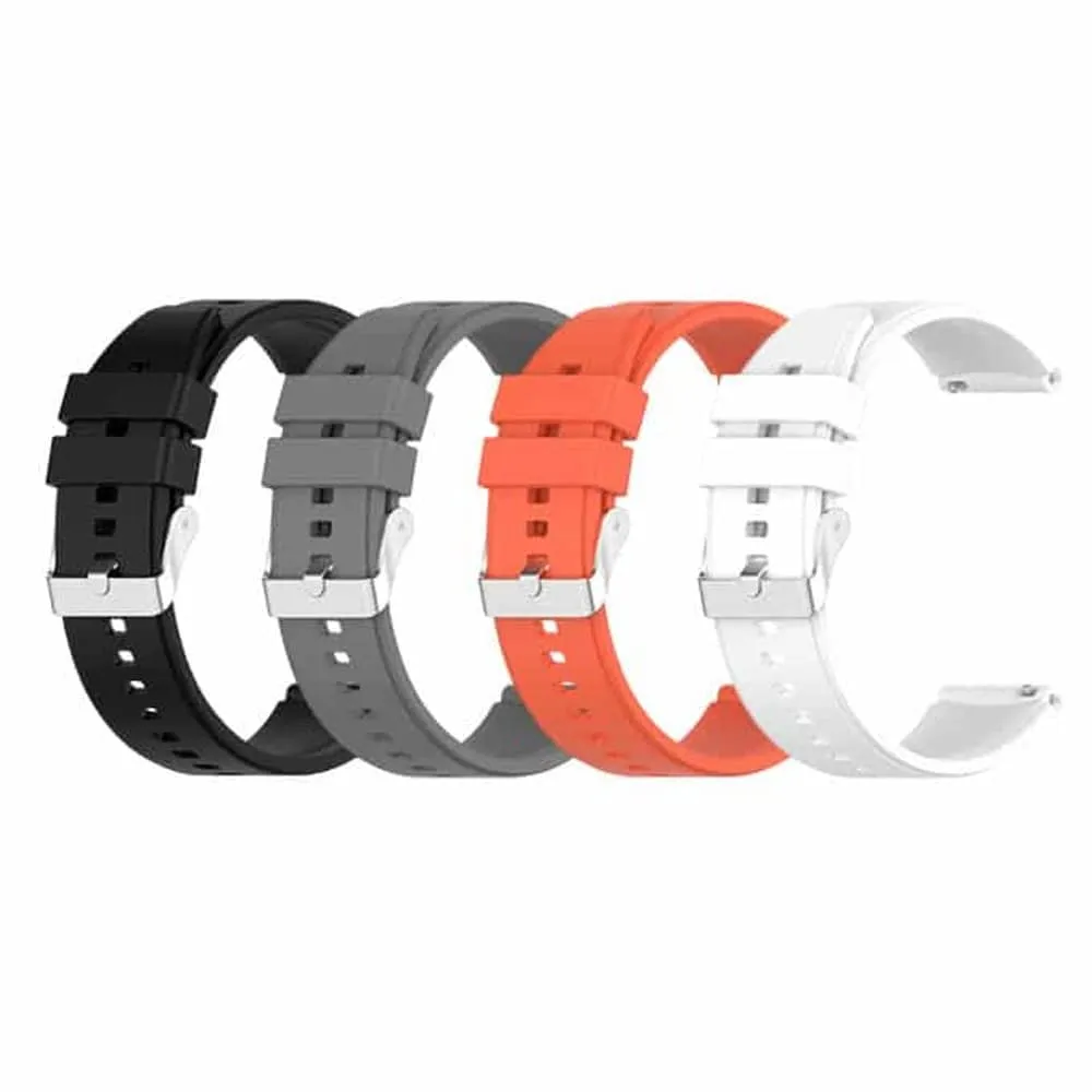 20MM Universal Silicone strap - Grey