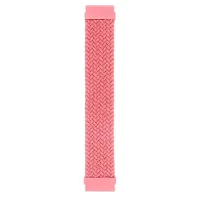20mm Universal watch braided elastic loop strap - Pink (135mm)