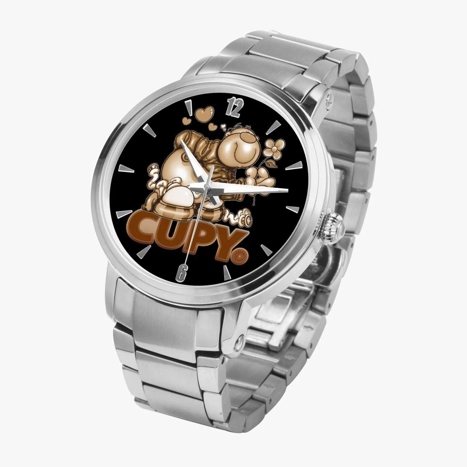 213. New Steel Strap Automatic Watch (With Indicators)