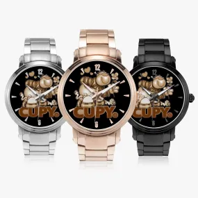 213. New Steel Strap Automatic Watch (With Indicators)