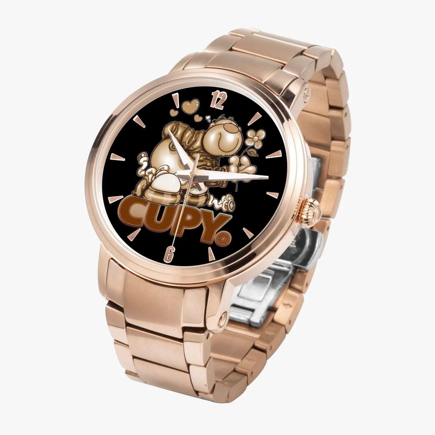 213. New Steel Strap Automatic Watch (With Indicators)