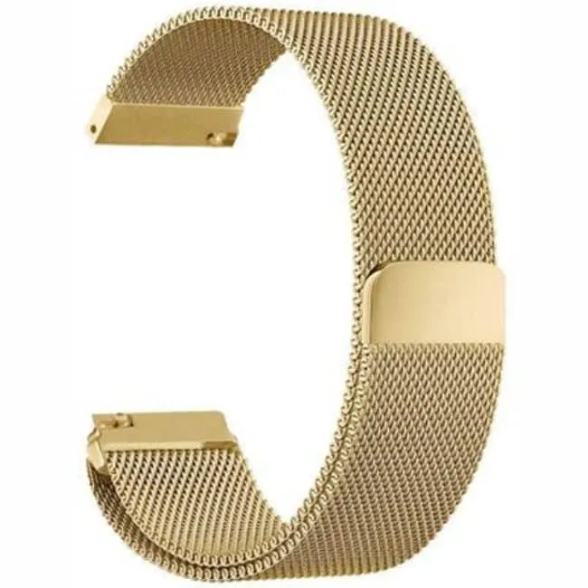 22mm Universal Milanese Band (M/L) - Silver