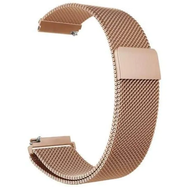 22mm Universal Milanese Band (M/L) - Silver