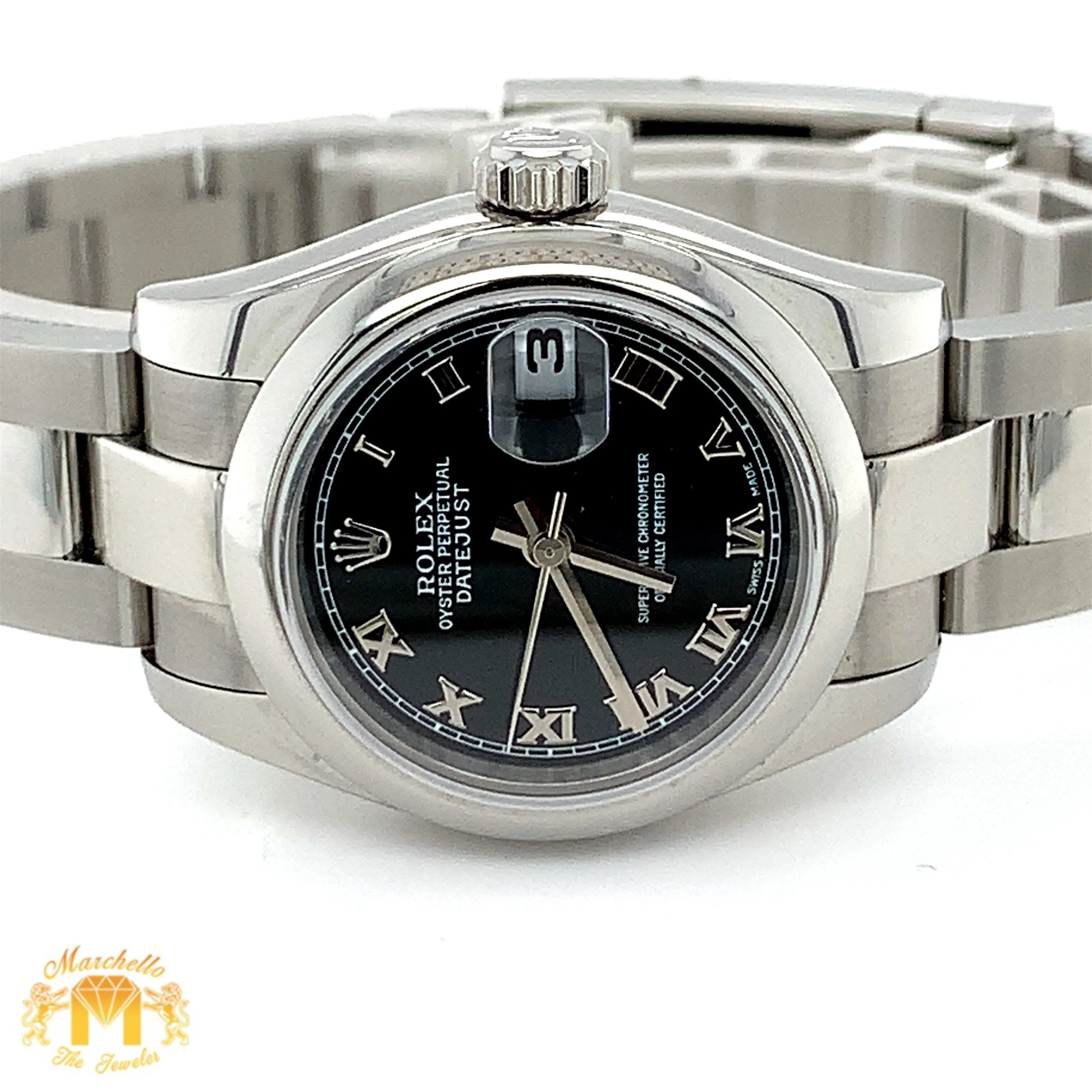 26mm Ladies`Rolex Datejust Watch with Oyster Bracelet