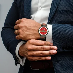 2d Force Recon Wooden Strap Quartz Watch