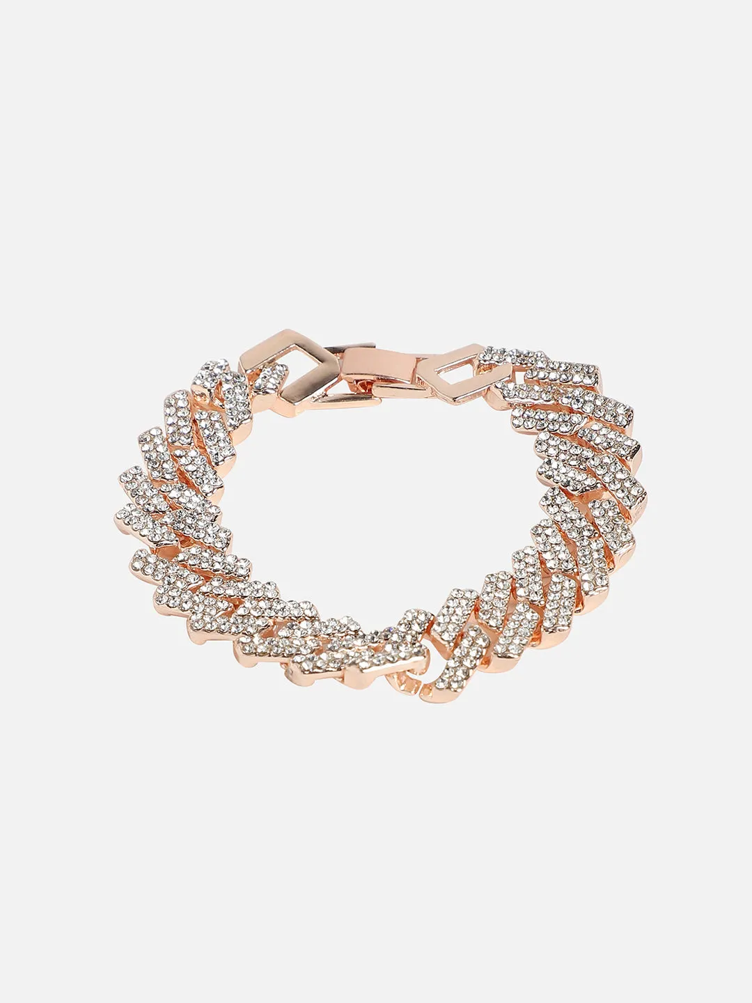 Adya Rose Gold Watch Combo