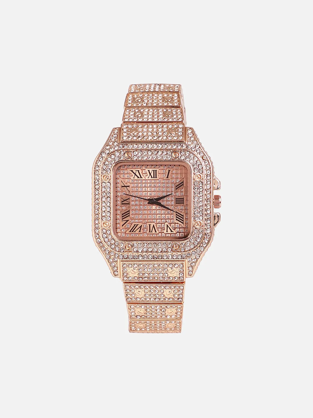 Adya Rose Gold Watch Combo