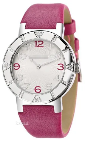 Affordable Durable Leather Watch Wristband SHT015_K0013943