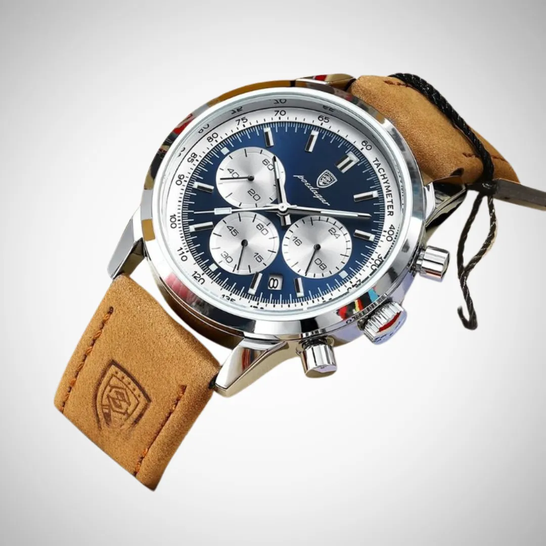 Alexander Classic Leather Wristwatch