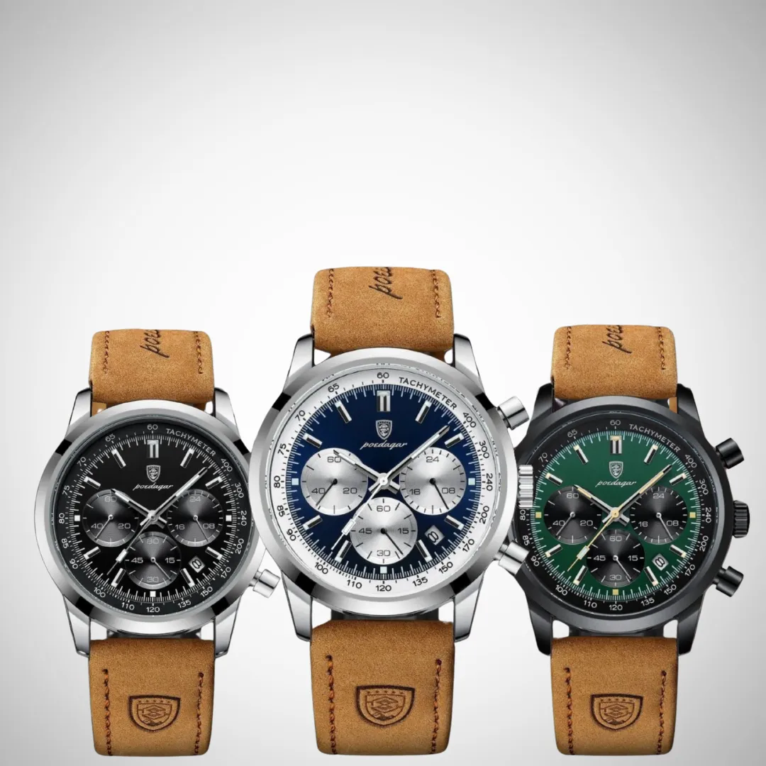 Alexander Classic Leather Wristwatch