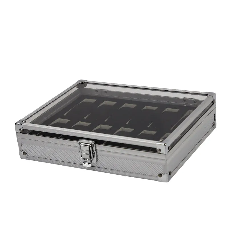 Aluminum Watch Box for 12 Watches