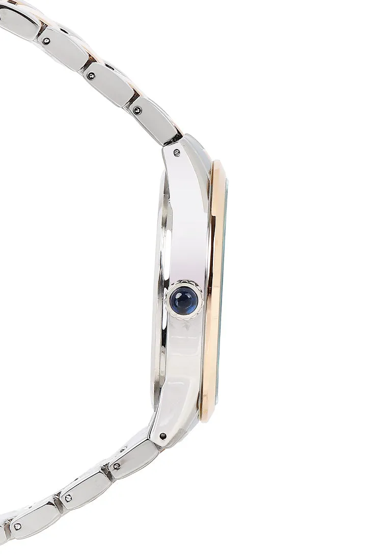 Andrea Rose Gold Metal Watch (Salmon)