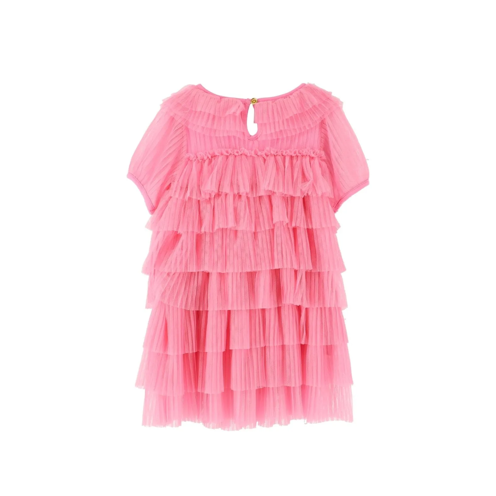 Angel's Face Pleated Tallulah Bow Dress - Rose