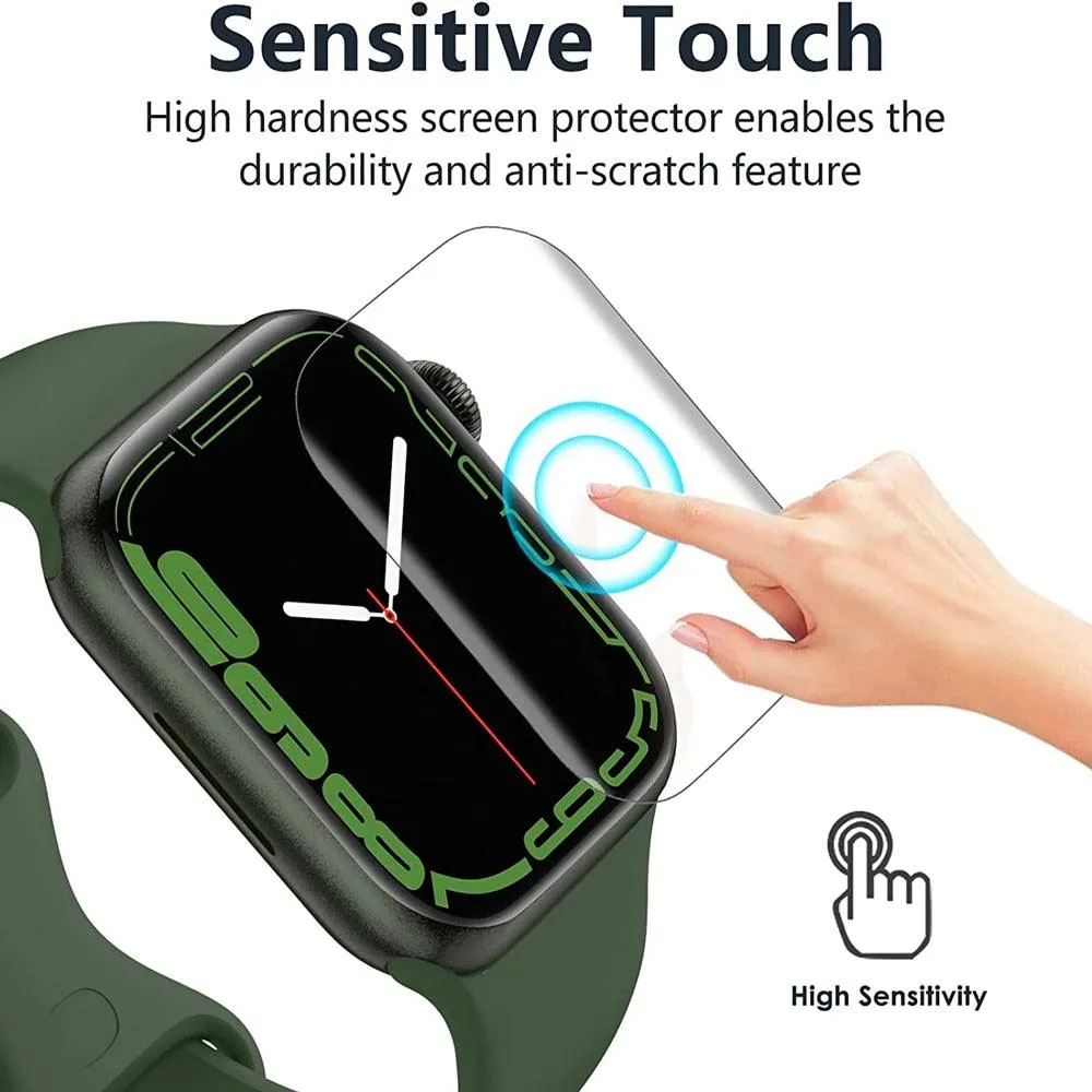 Anti Bubble Anti Scratch Ultra-Thin Screen Protector Film For Apple Watch Ultra 8 7 6 SE 5 4 3