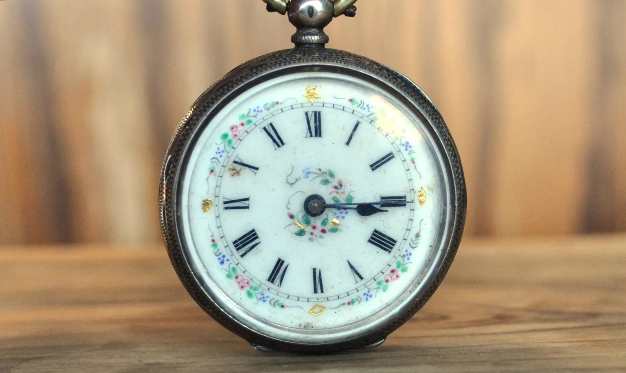 Antique Andre Mathey 0.935 Silver Pocket Watch - Vintage Silver Pocket Piece - Rare Find!