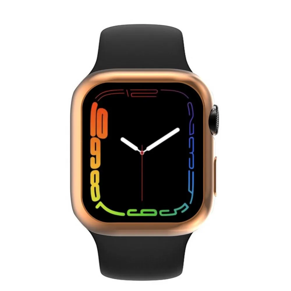 Apple Watch (45mm) stylish TPU cover - Rose Gold