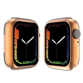 Apple Watch (45mm) stylish TPU cover - Rose Gold