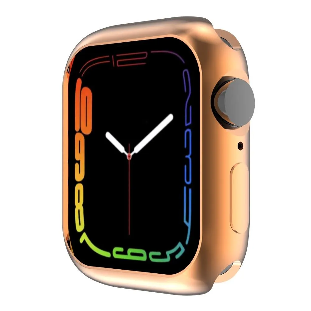 Apple Watch (45mm) stylish TPU cover - Rose Gold
