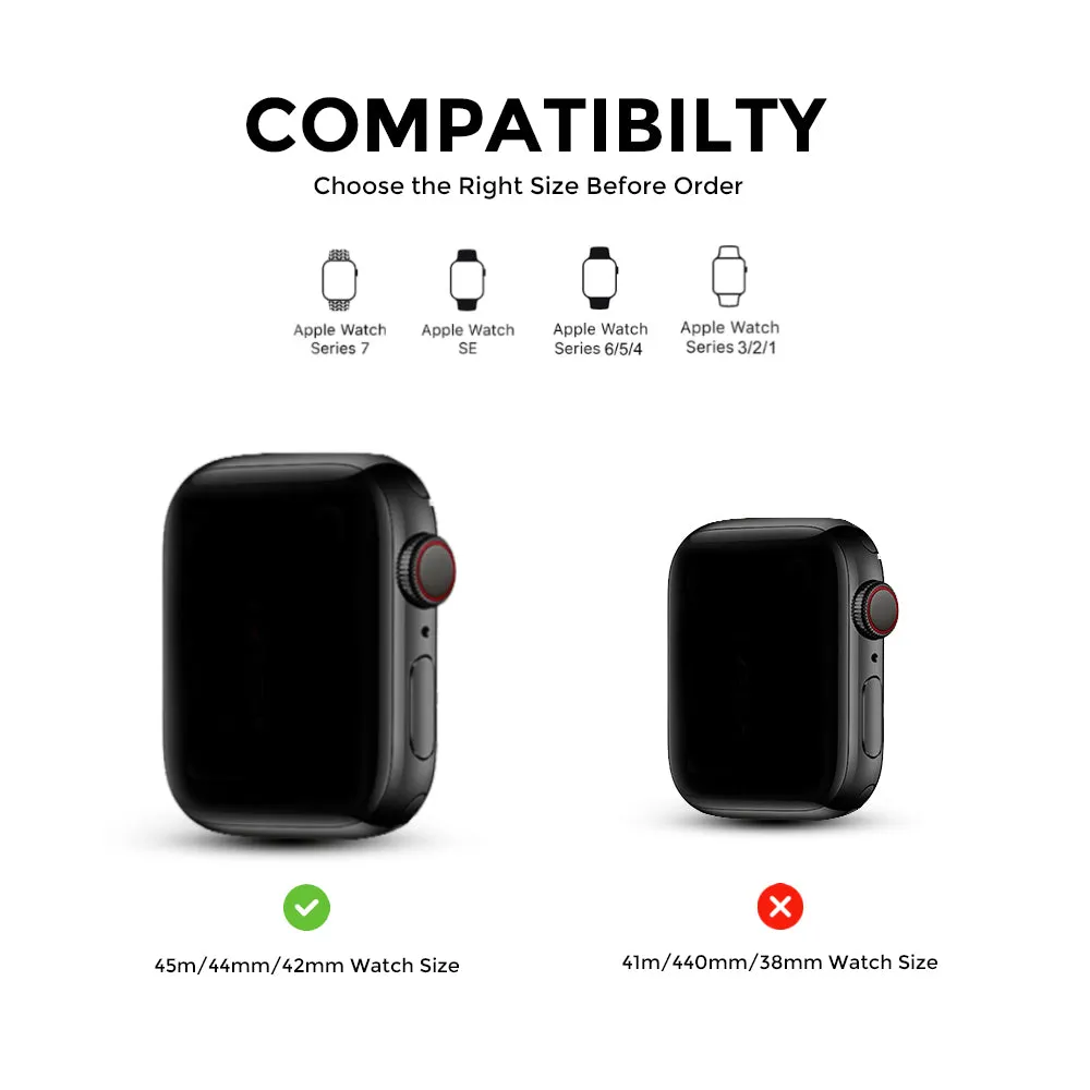Apple Watch Ultra 49mm / 45mm / 44mm / 42mm | Metal Straps | Rose Gold