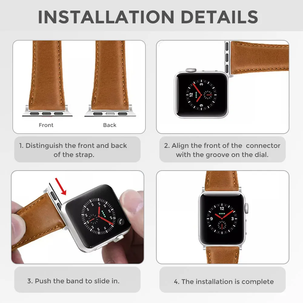 Apple Watch Ultra 49mm / 45mm / 44mm / 42mm | Metal Straps | Rose Gold