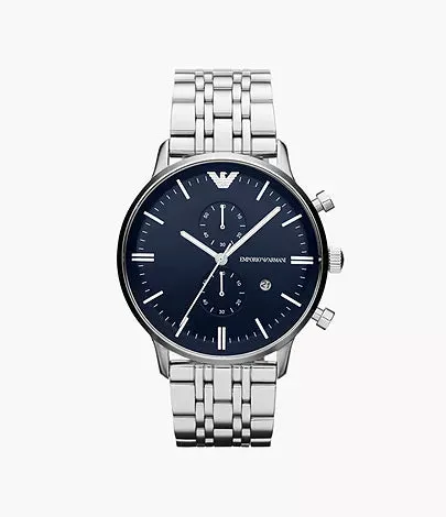 AR1648-Emporio Armani Men's Two-Hand Stainless Steel Watch for Men