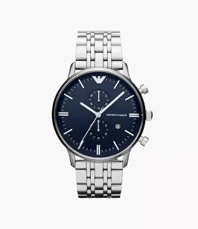 AR1648-Emporio Armani Men's Two-Hand Stainless Steel Watch for Men