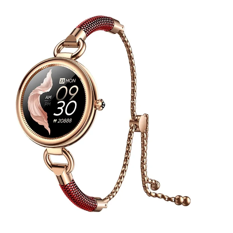 atongm yeni Trendy kalite kadınlar GT01 akıllı saat kadın kan basıncı oksijen nabız sedanter hatırlatma IP67 hediye