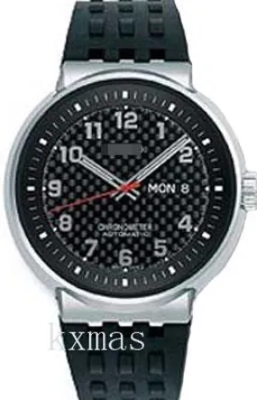Bargain And Stylish Black Rubber Watch Band Replacement M8340.4.D8.9_K0041257