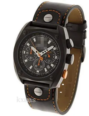 Bargain And Stylish Leather 25 mm Watches Band SL1552C-BK1_K0014252
