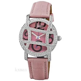 Bargain Durable Leather 20 mm Wristwatch Band JB-6214L-F_K0015137