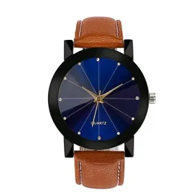 Best Stylish Military Sport Dial Clock PU Leather Analog Quartz Bracelet Wristwatches For Men And Women Gift Accessory