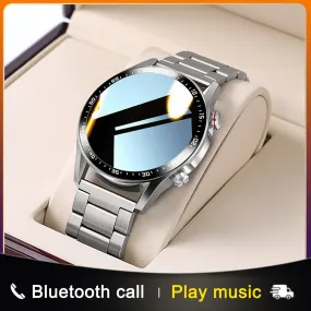 Bluetooth Dial Full Touch Screen Waterproof Smartwatch Android IOS Health Tracker