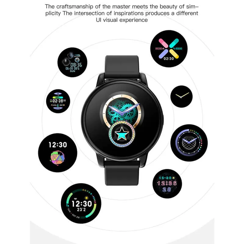 Bozlun B37 Luxury Slim Smart Watch Touch Screen w/ Sports Mode