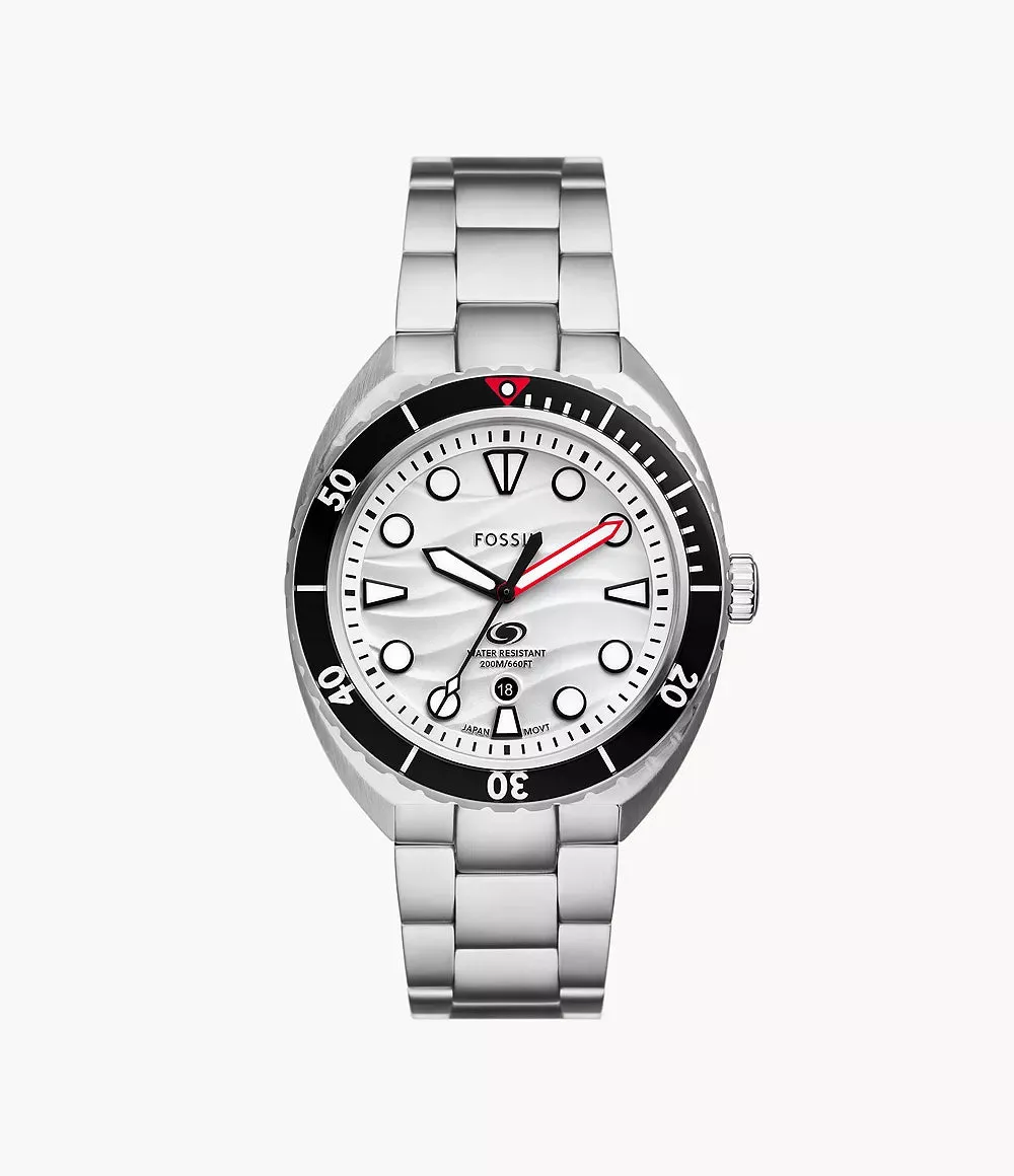 Breaker Three-Hand Date Stainless Steel Watch FS6063