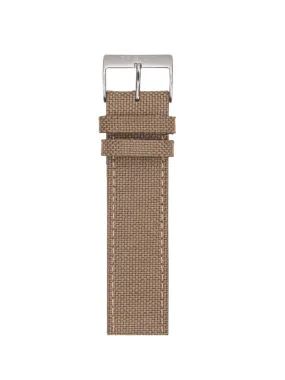 Briston Leather Canvas Strap Khaki 20mm