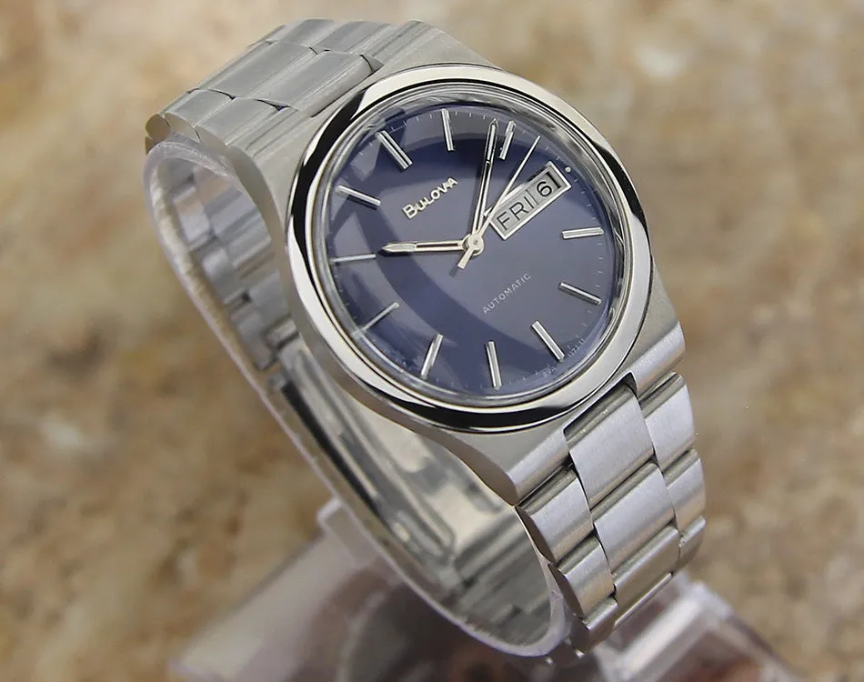Bulova N8 Swiss Made Day Date Auto 36mm Men's 1970 Watch