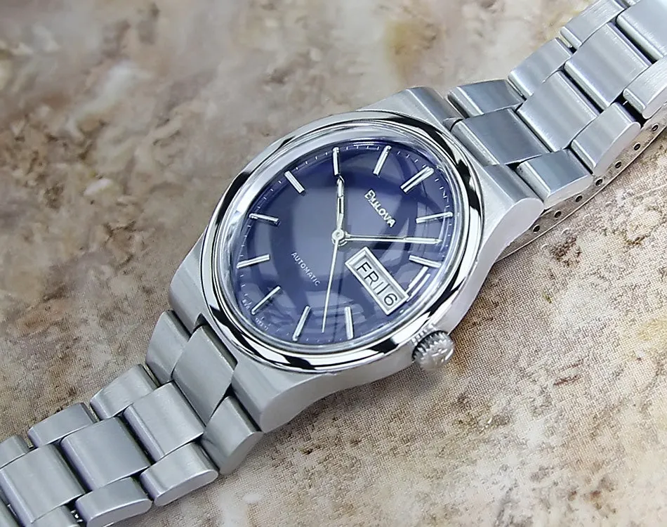 Bulova N8 Swiss Made Day Date Auto 36mm Men's 1970 Watch