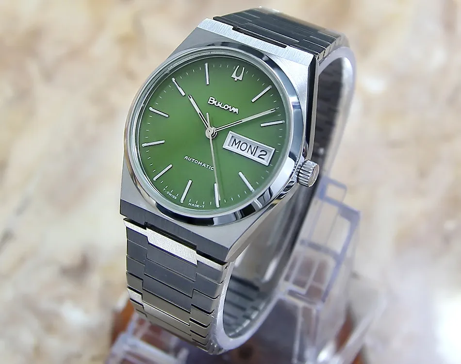 Bulova N9 Swiss Made Day Date Auto 36mm Men's 1970