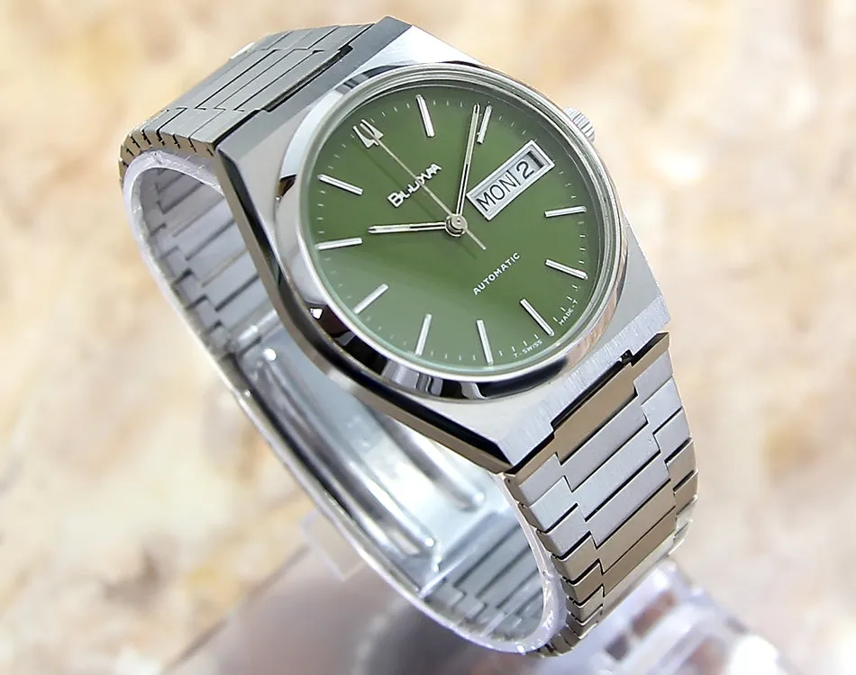 Bulova N9 Swiss Made Day Date Auto 36mm Men's 1970