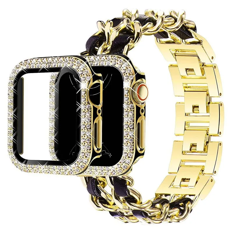 Carpe Luxury Steel Leather Band   Case