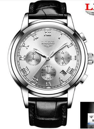 Casual Fashion Trend Business Waterproof Belt Watch | Men's Multi-Function Luminous Watch