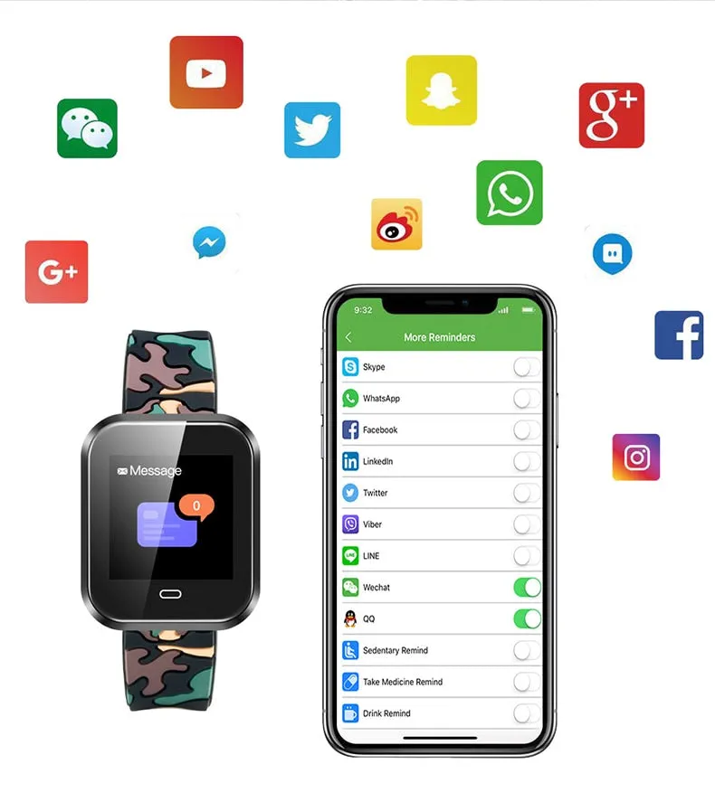 CD16 1.3inch Smart Watch Waterproof