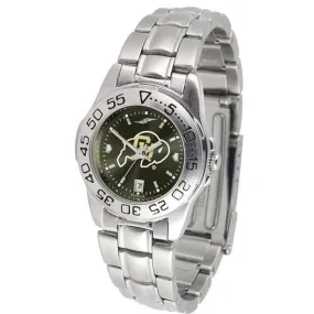 Colorado Buffaloes Ladies AnoChrome  Steel Band Sports Watch